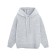 Hoods for girls, height 116 cm, light gray color