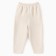 Children's pants Minaku: Fleece Soft, beige color, height 134 cm