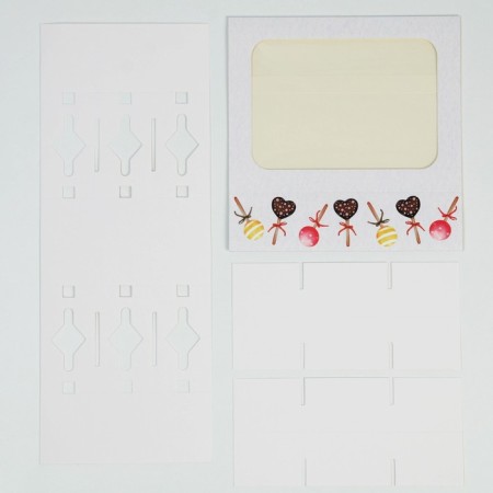 Box of 9 sweets, confectionery packaging "Bon Appetit", 15.2 x 20 x 5 cm-4