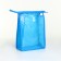 Cosmetic bag with zipper, cornflower color
