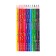 Pencils of 12 flowers in a cardboard box, flavored, triangular, wooden. Mix fruits