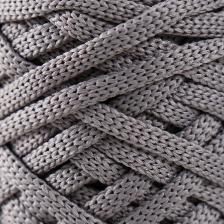 Knitting cord 100% polyester, width 4 mm 50m (steel) mix-3