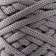 Knitting cord 100% polyester, width 4 mm 50m (steel) mix