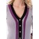 Cardigan Women Wisell, size 44, black color, purple