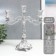 Summary Metal for 3 candles "Pattern" silver 10x25x26 cm