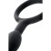Anal chain Toyfa A-Toys S, silicone, black color, 19.5cm