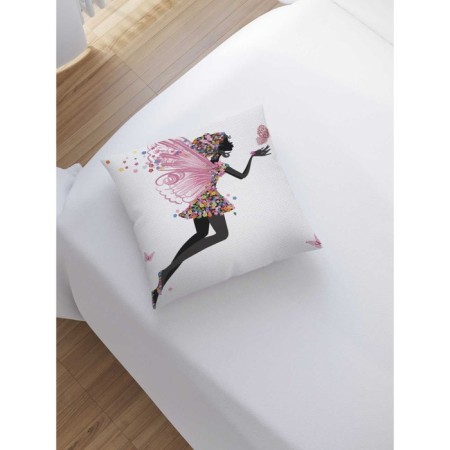 Decorative pillowcase "Flower Fairy", on a zipper, size 45x45 cm-1