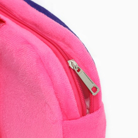 New Year's children's backpack "Happy New Year", Snow Maiden and Bunny, 25x25 cm-4