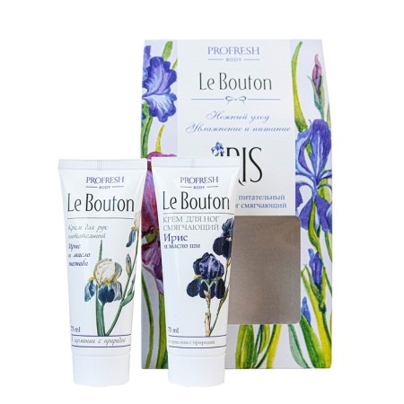 Gift set Le Bouton: Nourishing hand cream, 75 ml + legs mitigating, 75 ml 1020630