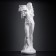 Figure - stand "Eastern beauty" White, 30x27x90cm