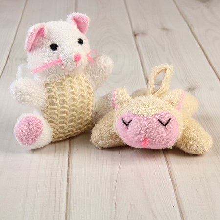 Baby "Bunny" washcloth, mix color-1