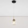 Suspended Citilux “Elvin” CL105115, 13x13x25 cm, 1x20W, LED, Black Color Black