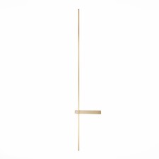 Wall lamp ST LUCE. SL1589.311.01. 1x15 W, LED, 4000K, 430 LM, 22x120 cm, brass color