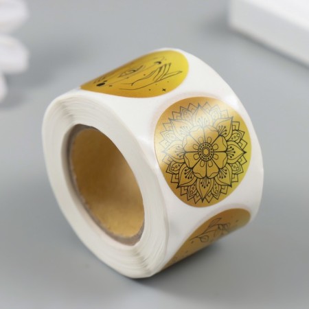 Stick Paper "Sun and Moon" D = 2.5 cm 252 pcs in roll-1