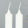 Candles are high with the application of “Light Easter!”, 2 pcs., White, 19 x 2.1 cm.