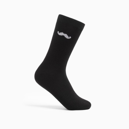 Male socks "antennae", black color, size 27