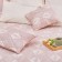 Pillowcase decorative Ethel "Forest" Beige color 40x40 cm, 100% cotton