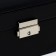 Casket to the leatherette for jewelry "Black matte" 9x23x17 cm