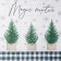 New Year's napkin on the table "Magic Winter", 30x40 cm, oxford, polyester