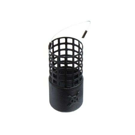 Metal hand-feeder X-Feeder ME Bullet Hawk+ M Perfo, Matt Black, 110 g, 45 ml-1