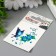 Tattoo on the body "Butterfly on the flower" 5.3x6.3 cm