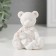 Souvenir Polystone "Baby in the wreath sleeps on the bear" 6x5.2x5.7 cm