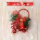 Decoration New Year's "Cozy Fairy Tale" Ring Bells Balls, 16x39 cm, Red