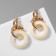 Earrings Assorted "Circle" Knot, Color Gold