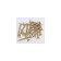 Tundra butter-bearing, 100x70x2.0 mm, universal, without insert, color gold, 2 pcs.