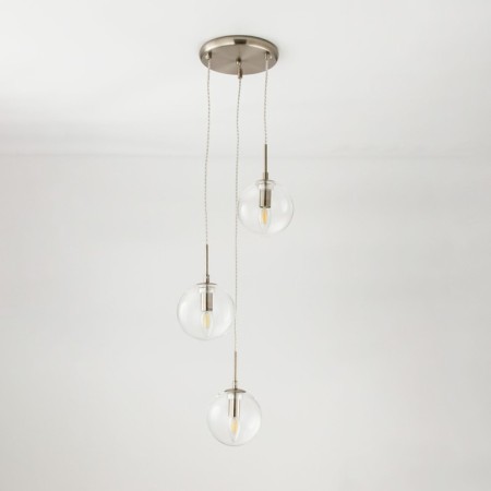 Suspended lamp Citilux "Tommy" CL102031, 33x33x35 cm, 3x40W, E14, gray color gray-6