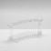 Handle stand, 17.5 × 7 × 8.3 cm, 2 mm plexiglass, transparent color