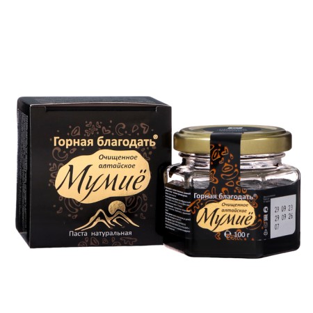 Mumiyo Altai "Mountain Grace" cleaned in glass, 100 g