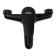 Bath mixer Zein Z3838, single -leaf, shower set, watering can 5 modes, black