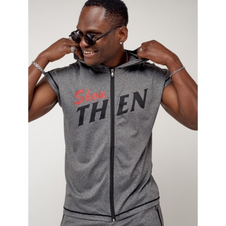 Male tracksuit, size 52-54, gray color-14