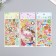 Plastic sticker "Animals and underwater world" with gold stroke mix 10.3x22.5 cm