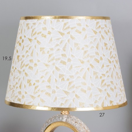 REE TELL "REE" 1x40W E27+backlight, gold 27x27x44cm-4