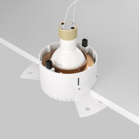 Building lamp Technical DL051-01-GU10-RRD-WMG, GU10, 1x20 W, 140x140x55 mm, matte gold-5