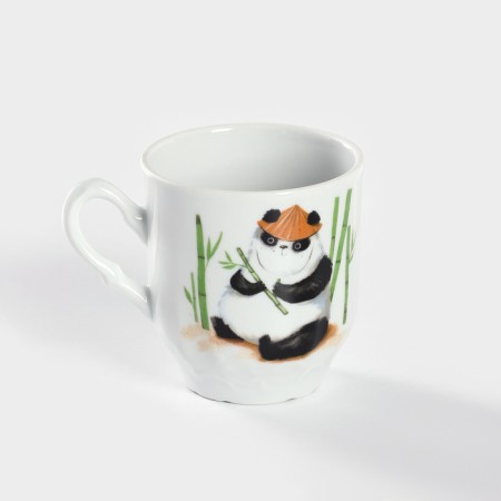Panda mug, 220 ml, white, porcelain