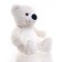 Soft Gulliver toy "Bear", sedentary, white color, 24 cm