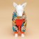 Dogs "Bear Teddy", size 18 (DS 31, OG 46, Osh 44 cm), orange
