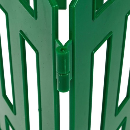 Decorative fence, 35 × 210 cm, 5 sections, plastic, green, RENESSANS, GREENGO-10