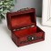 Casket wood chest "Blooming garden and butterflies" 7x9.5x5.7 cm