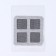 A patch for repairing a mosquito net, 10 × 10 cm, 3 pcs