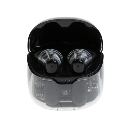 Wireless headphones K20, TWS, inserts, BT 5.0, 35/260 mAh, transparent, black-6