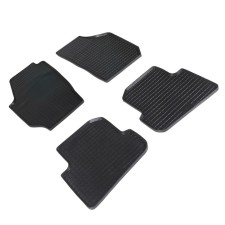 Rubber rugs ’grid’ for Skoda Fabia II, 2007-