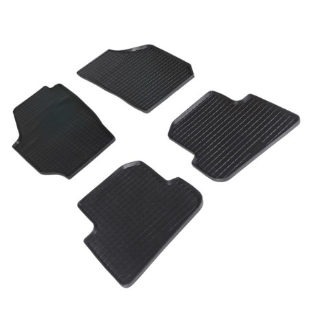 Rubber rugs ’grid’ for Skoda Fabia II, 2007-