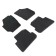Rubber rugs ’grid’ for Skoda Fabia II, 2007-
