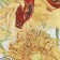Apron Ethel "Sunflower" 58 x68cm, 100% p/e