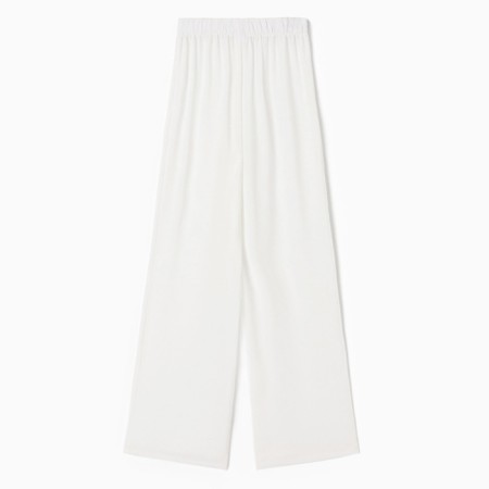Women's pants Minaku: Casual Collection, white color, size 52-13