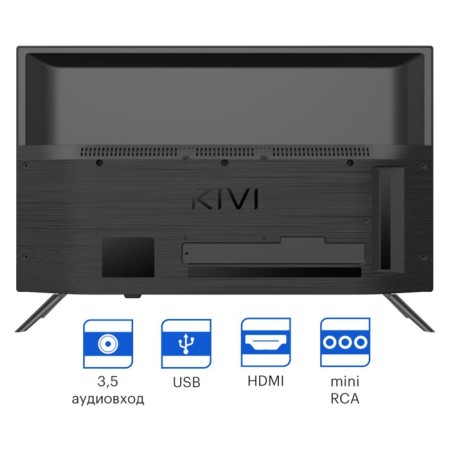 TV KIVI 24H550NB, 24 ", 1366x768, DVB-T2/C, HDMI 1, USB 1, Black-3